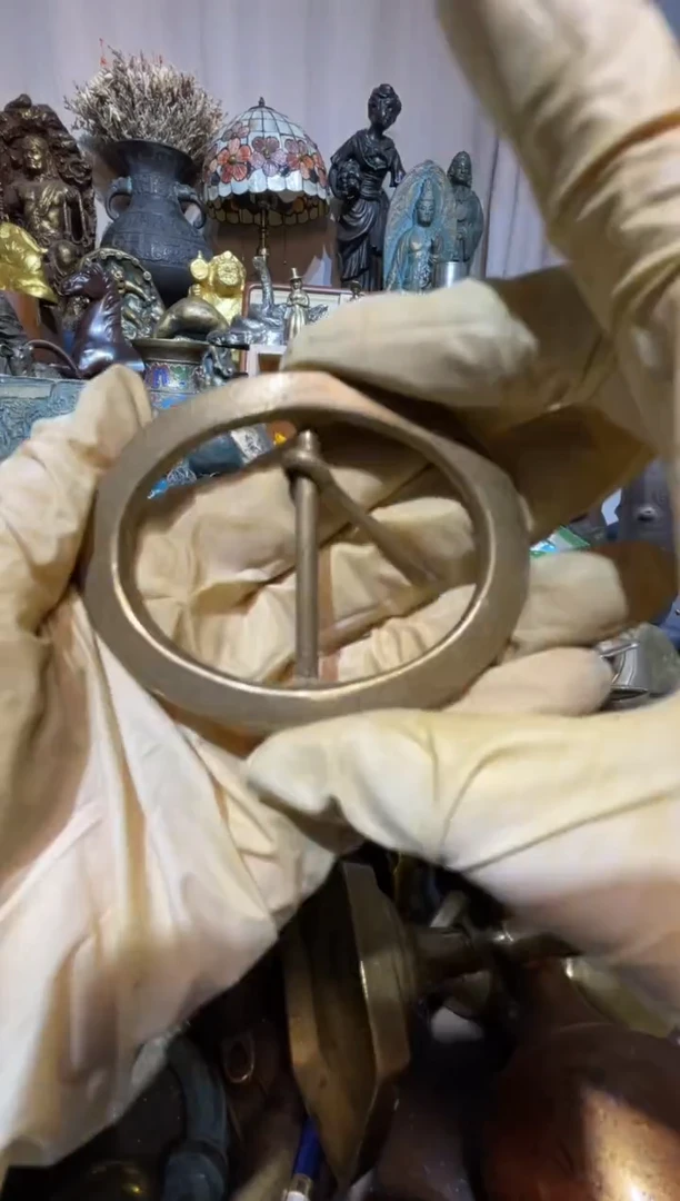 茶盏大阪回流商品铜器摆件3