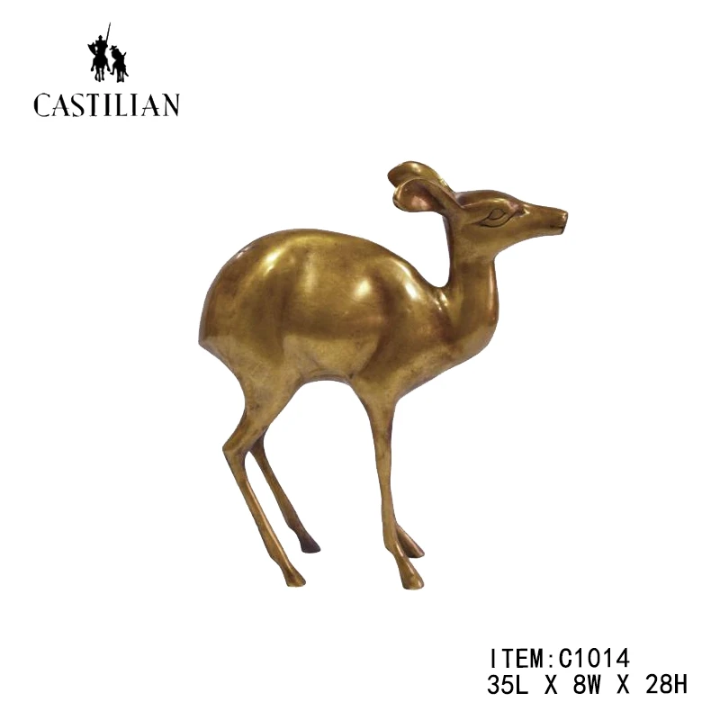 castilian/卡斯特兰全铜台面动物收纳摆件茶几办饰品C1014