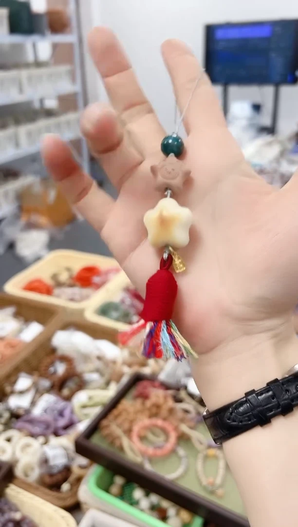 吊坠菩提根/象牙果胖星星