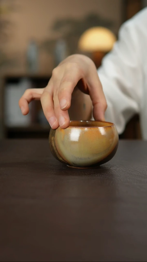 景德镇陶瓷杯碗柴烧多人