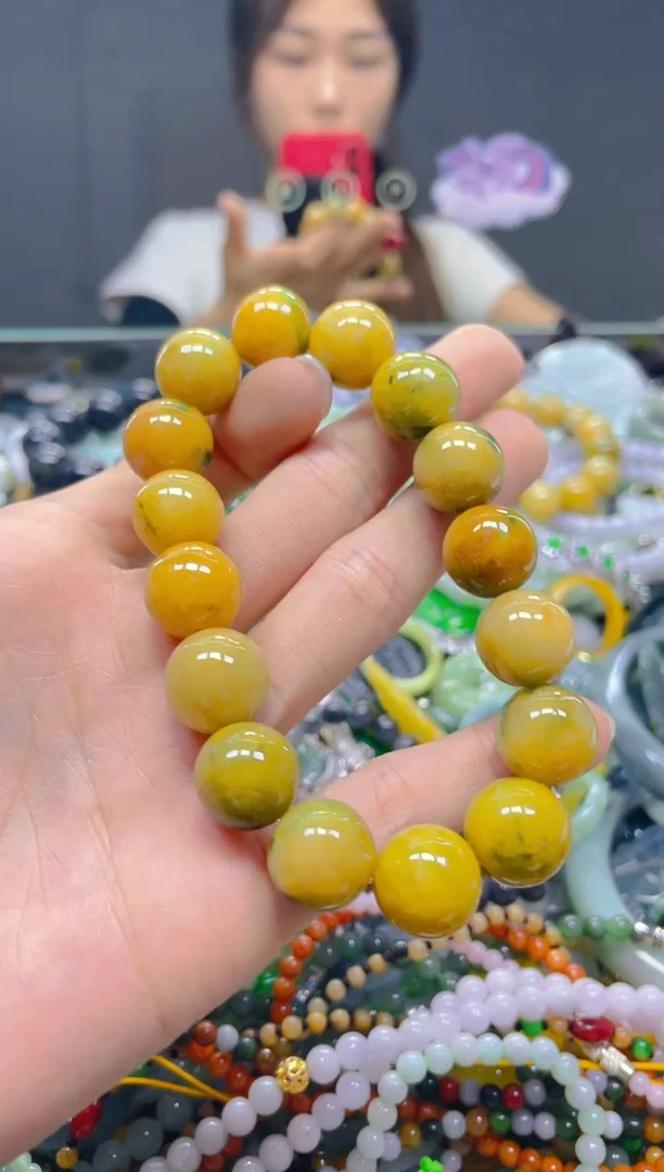 颈饰未镶嵌翡翠13MM/L/翡翠A货，一件也是批发价