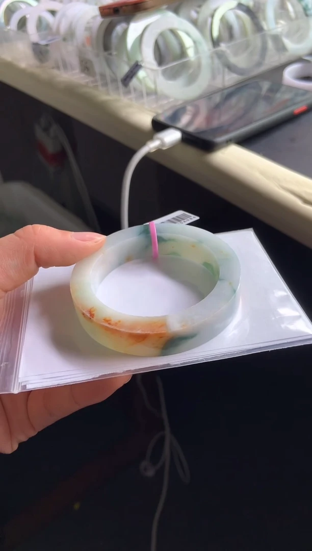 未镶嵌手镯定制翡翠52-55「定制不退不换」