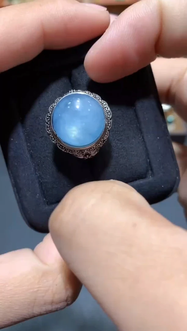 【闪购商品】海蓝宝石戒圈未镶嵌G20