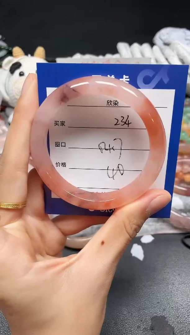 未镶嵌手镯石英质玉234