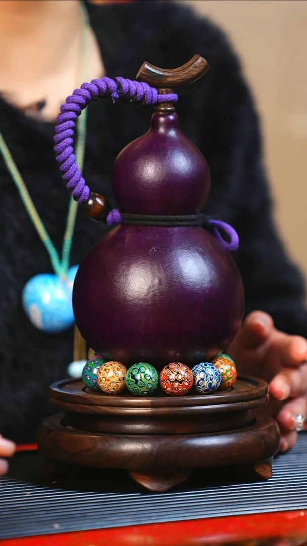 【闪购商品】JU046大师姐臻选非遗大漆酒葫芦