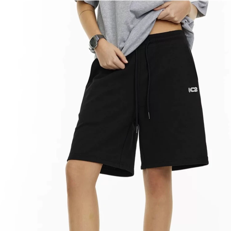 iconslab刺绣logo基础短裤男士运动时尚百搭IC15232910