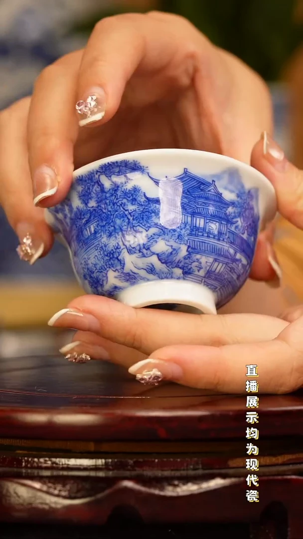 景德镇手工手绘陶瓷杯