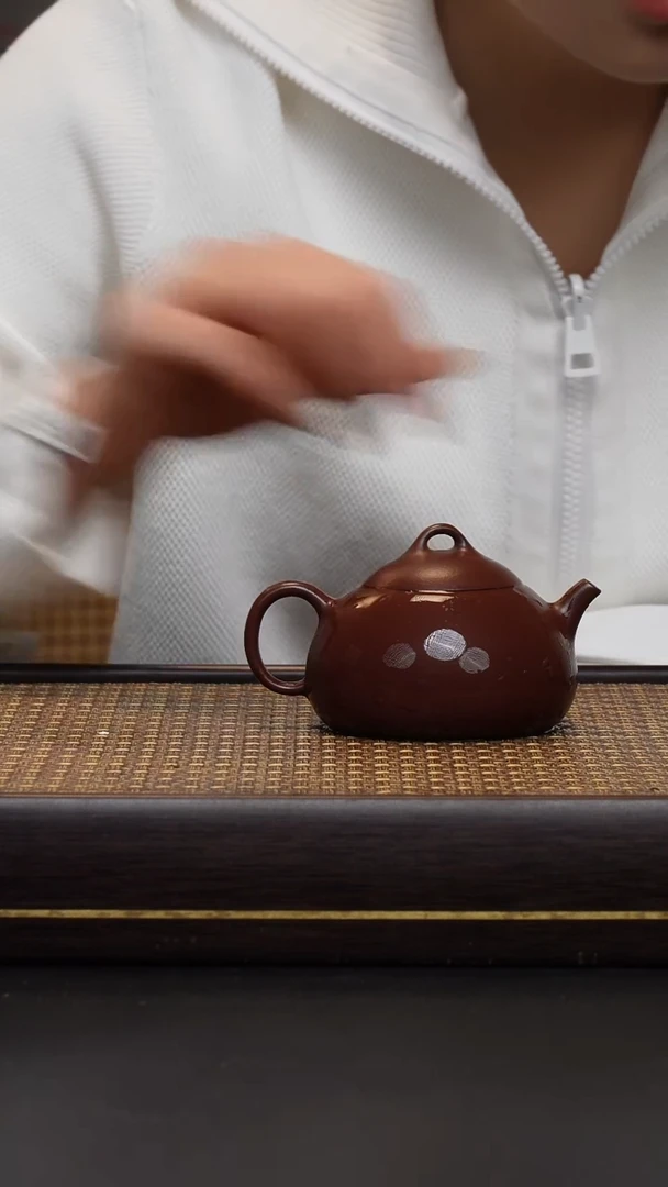 茶壶紫砂紫砂 老脂泥 东心秦权