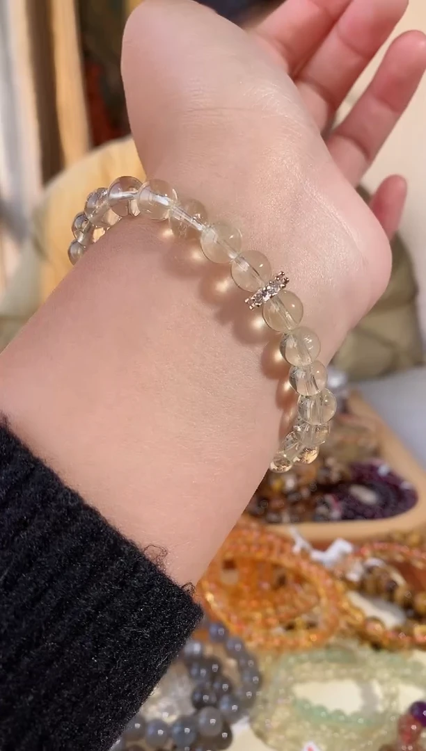 【闪购商品】水晶手链未镶嵌黄水晶