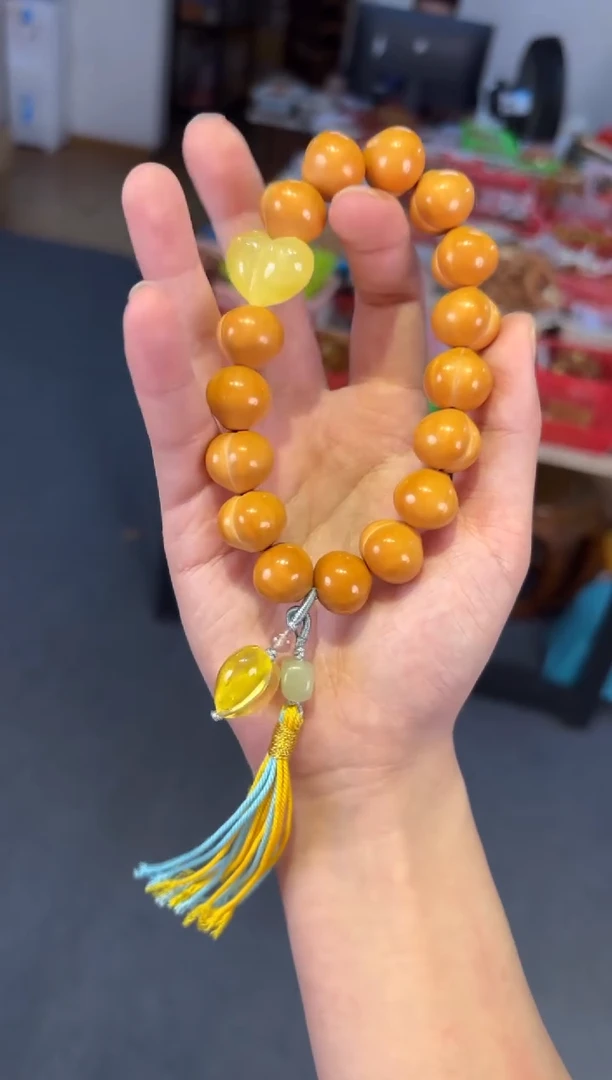 吊坠菩提根/象牙果猴头柯基臀拉【桃心】手持