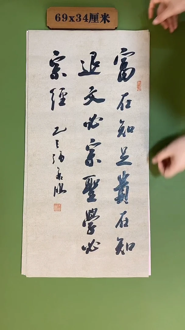 书法书法 张若鸿 尺寸69cm*34cm