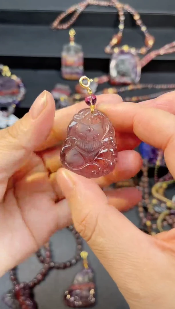 未镶嵌颈饰水晶【百晶灵儿】定制款