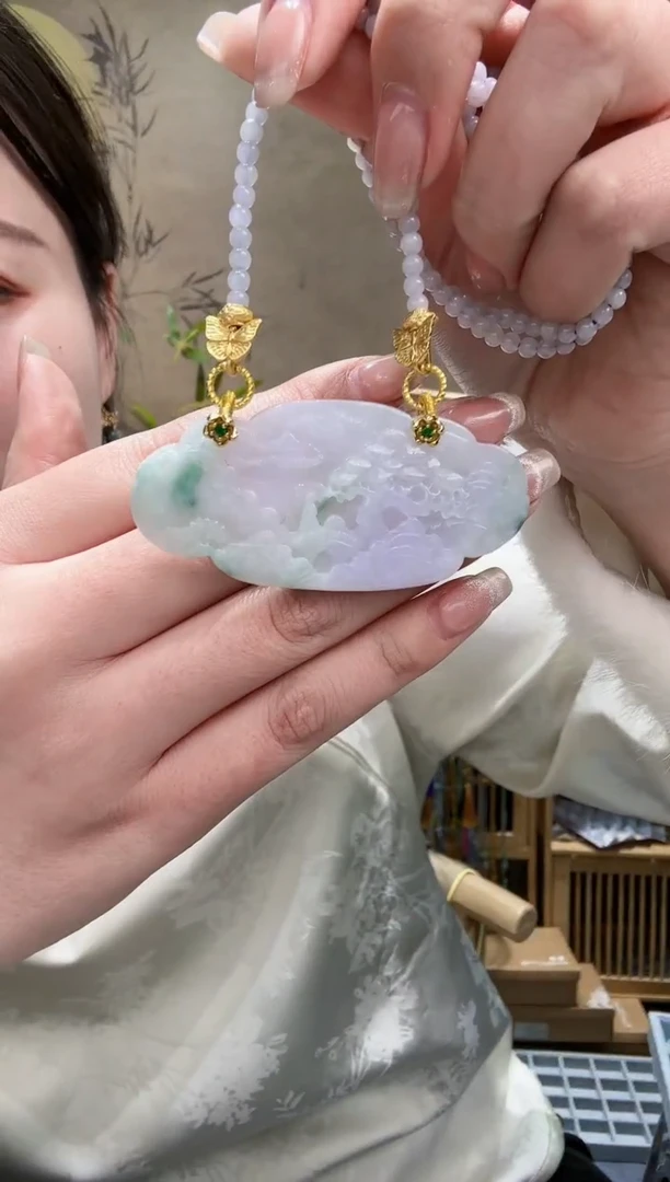 【闪购商品】翡翠颈饰未镶嵌吊坠