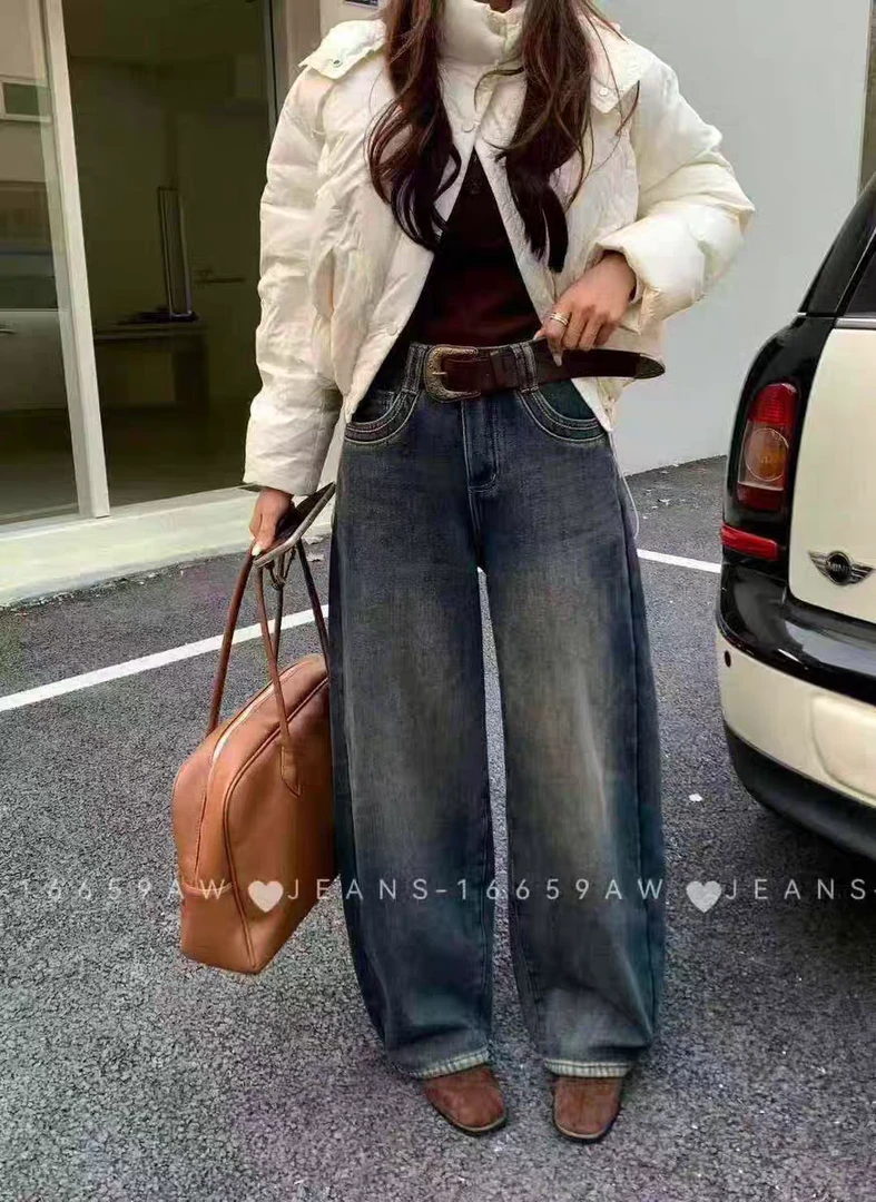 0101-02    女士秋冬百搭时尚气质显瘦牛仔裤  LD  1185