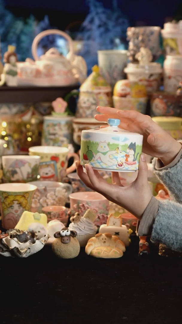 其他陶景德镇釉下彩手绘设计师款陶瓷