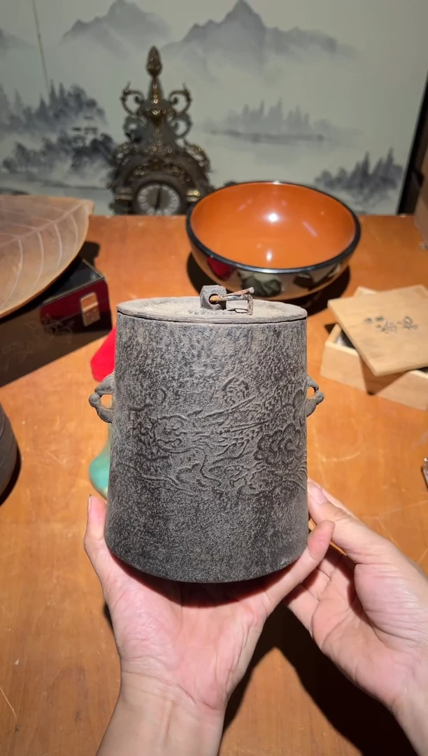 铁A2042铁壶中古周边/