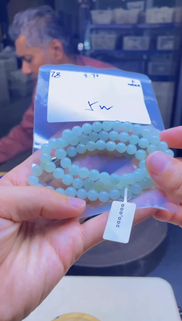 定制翡翠未镶嵌翡翠珠串 多样性发货