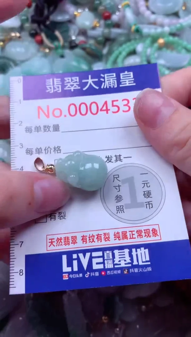 吊坠(不含链)未镶嵌翡翠4533