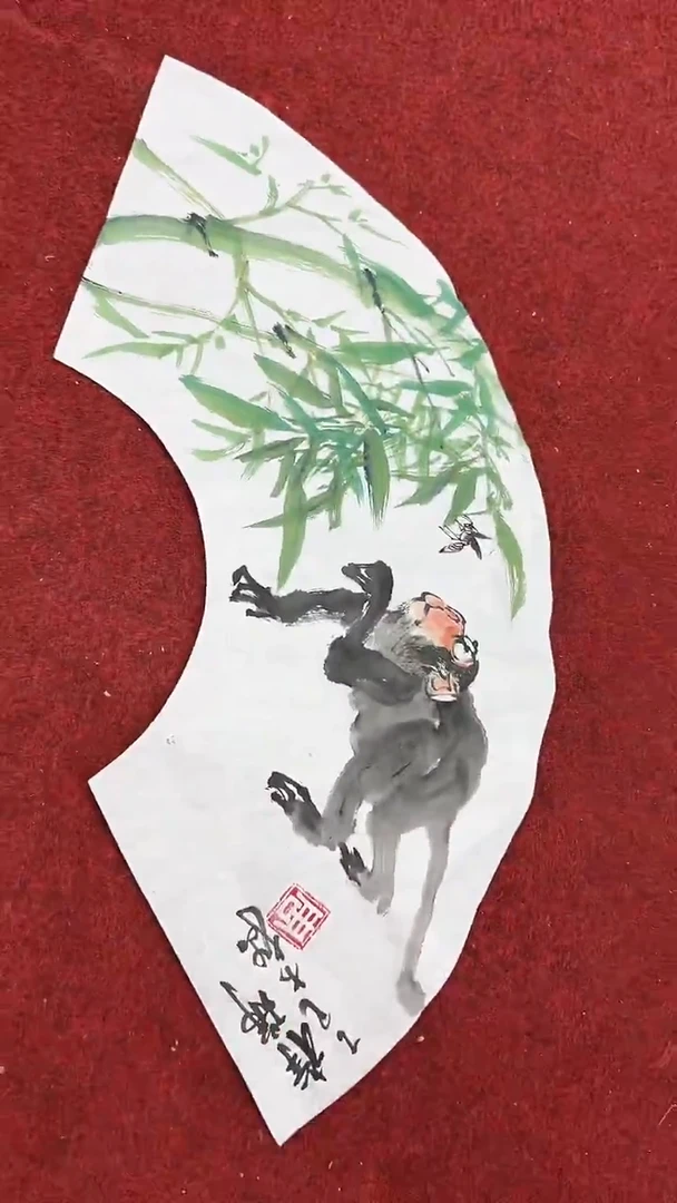 国画周大拙/国画/花鸟