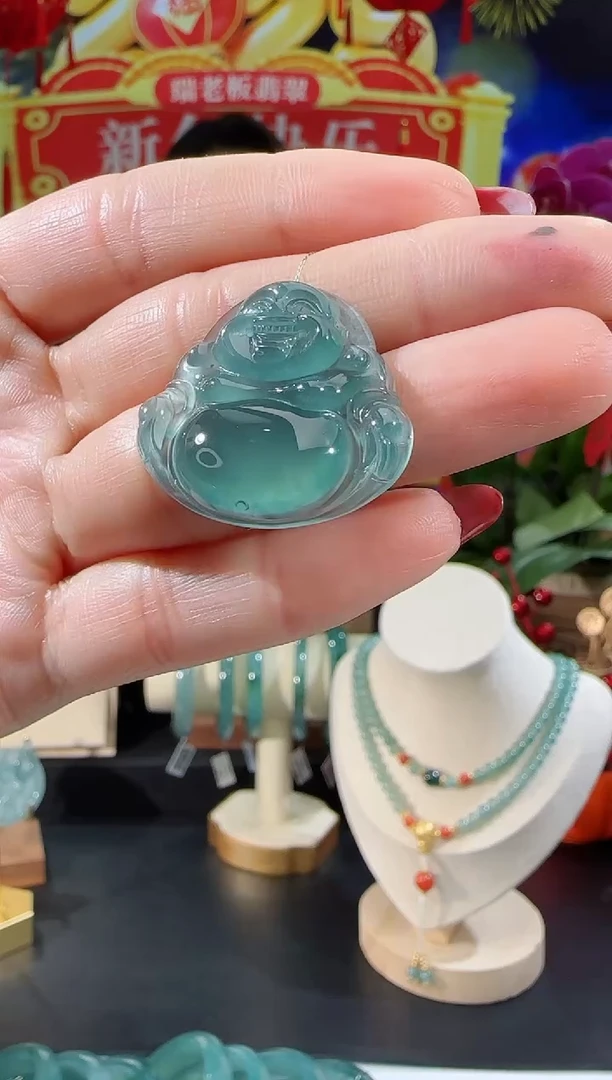 【闪购商品】翡翠吊坠(不含链)未镶嵌佛公多样性发一