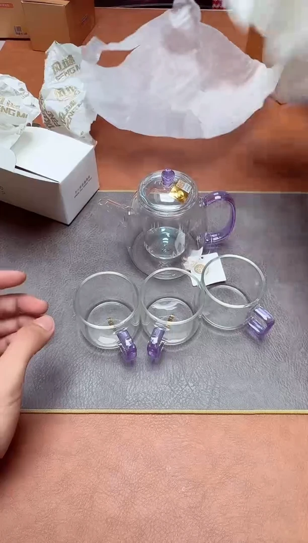 【闪购商品】禾器#宴臣壶浅紫（内胆款）+臻悦杯紫