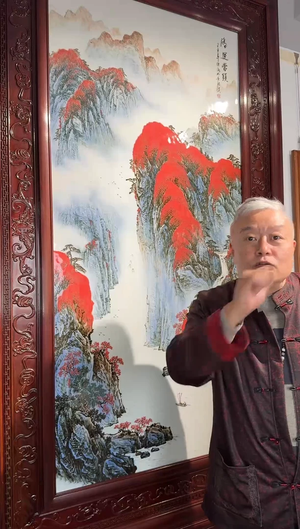 其他瓷景德镇手工手绘陶瓷板画