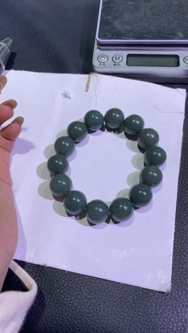 未镶嵌手链和田玉且末蓝手串（产地直发）