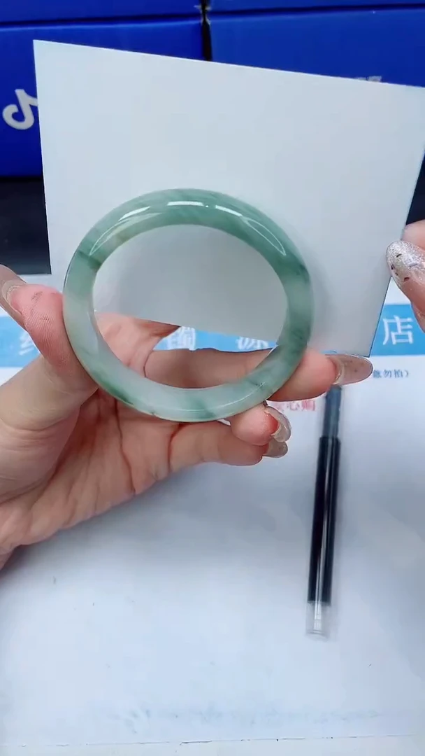 未镶嵌手镯石英质玉A286-52.5