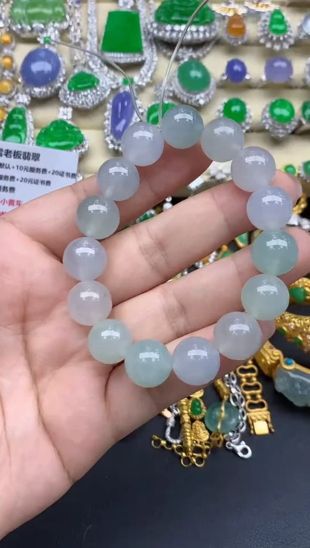 未镶嵌手链翡翠351-春日珠宝