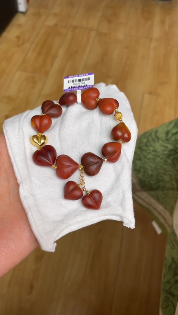 手串银S925镶嵌南红玛瑙5