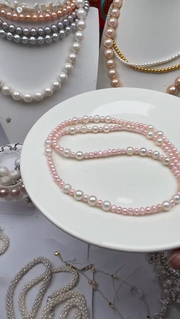 淡水珍珠未镶嵌颈饰1