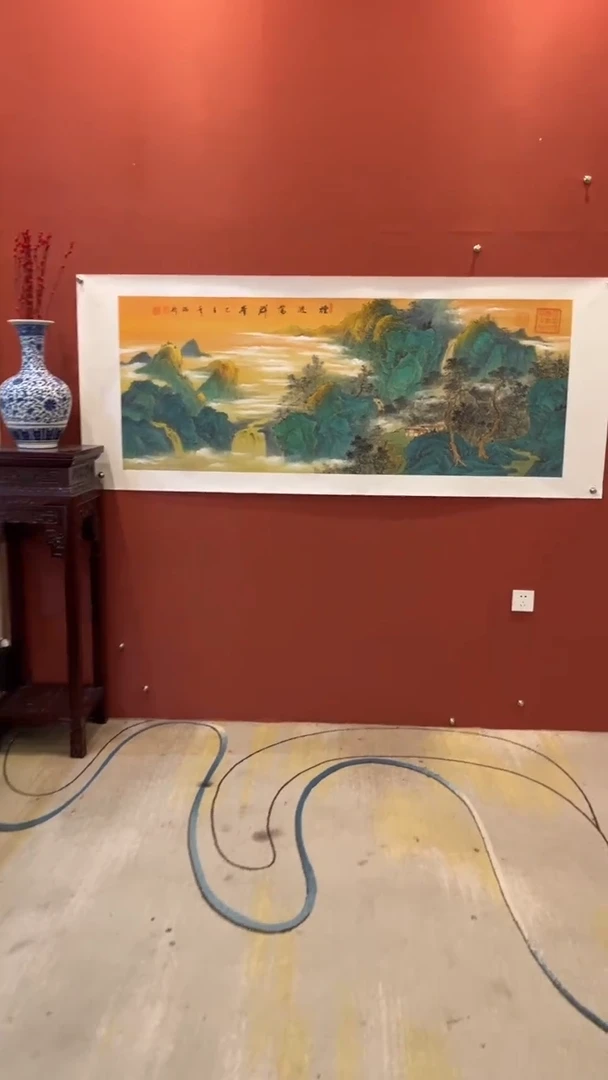 国画谢瑞新老师作品 烟波