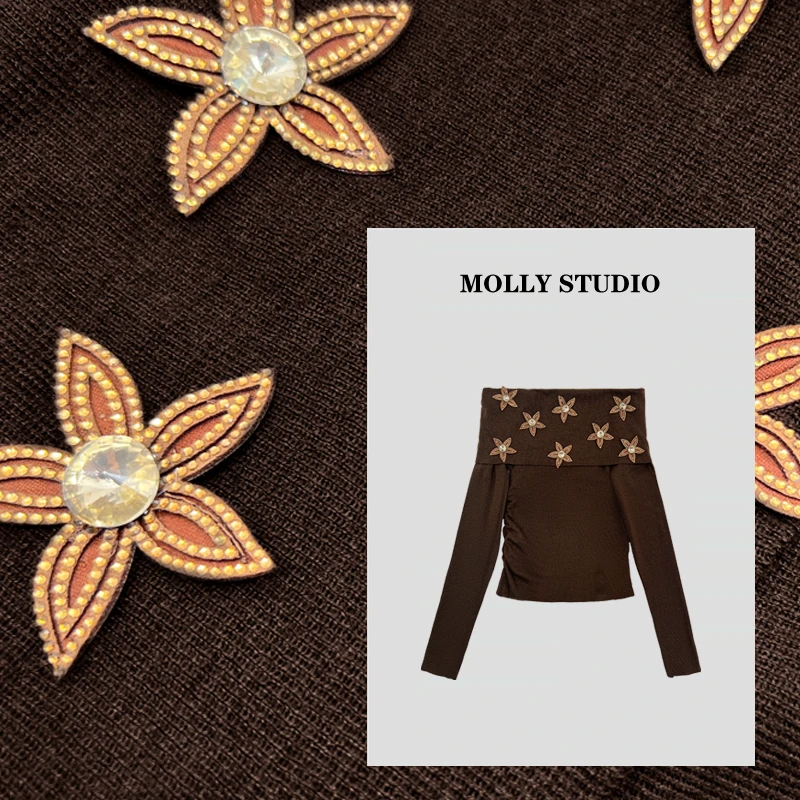 【罗曼蒂克】Molly 百搭时尚气质显瘦 上衣 M2025261