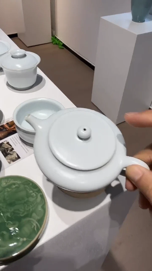 青瓷手工茶器包邮