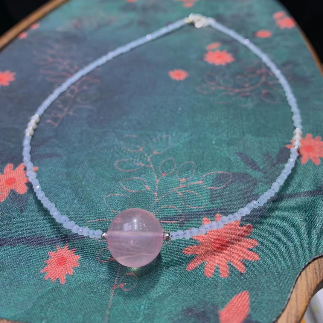 【颜会长甄选】粉水晶吊坠 A23 多样性发一件