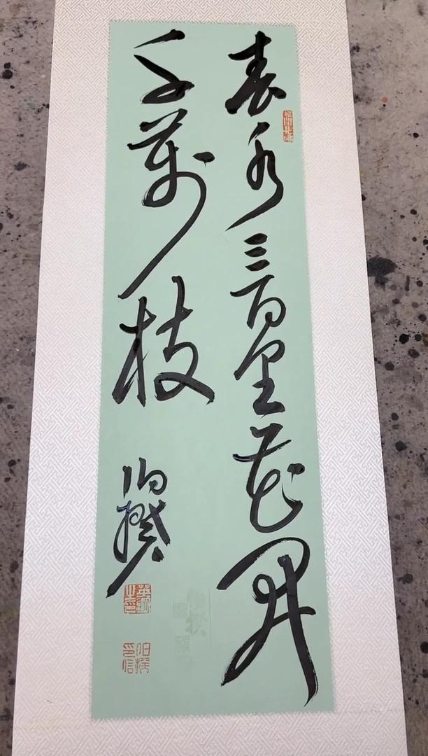 【闪购商品】书法伯揆书法原作作品 软片 诗句 1.0