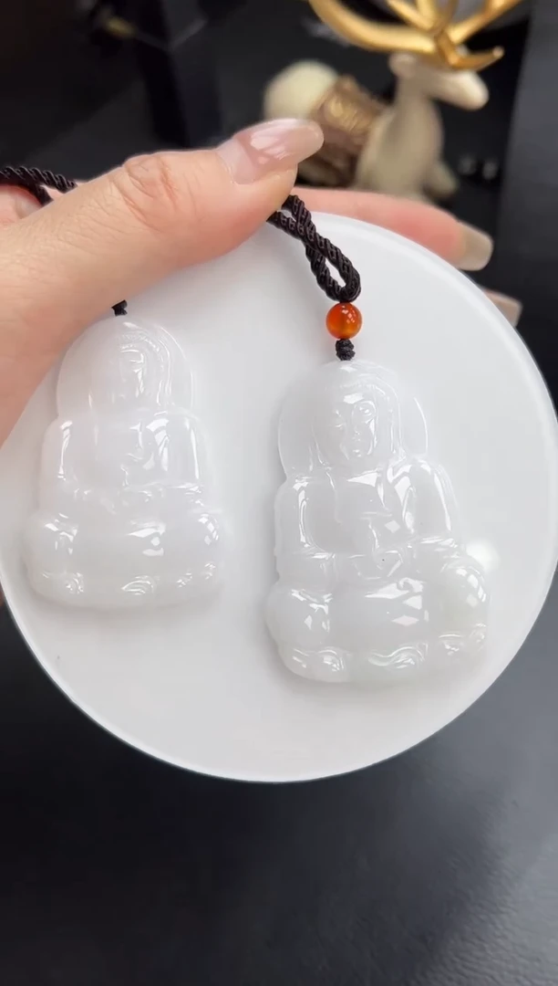 【闪购商品】翡翠颈饰未镶嵌YM1074-2 观音多样性发一