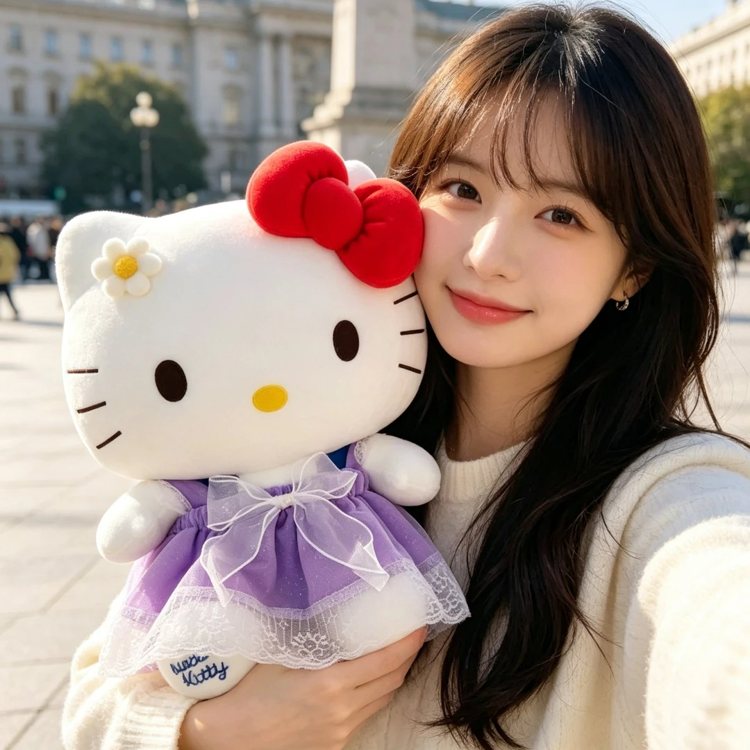 【紫色花仙子】正版HelloKitty公仔KT猫毛绒玩具睡觉抱枕送女生礼物