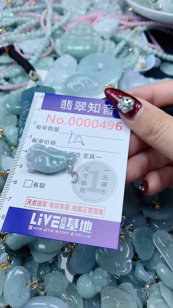 颈饰未镶嵌翡翠496