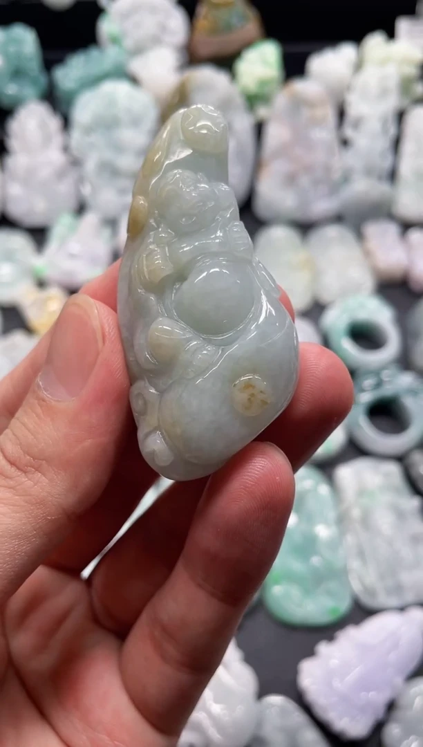 翡翠未镶嵌颈饰天然翡翠a货