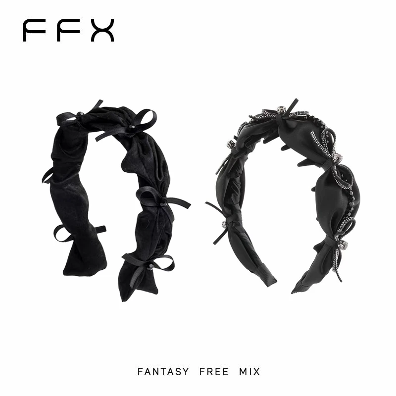 弗弗西FFX【奶油蛋糕】【天鹅湖畔】高级定制手工超闪高颅顶发箍