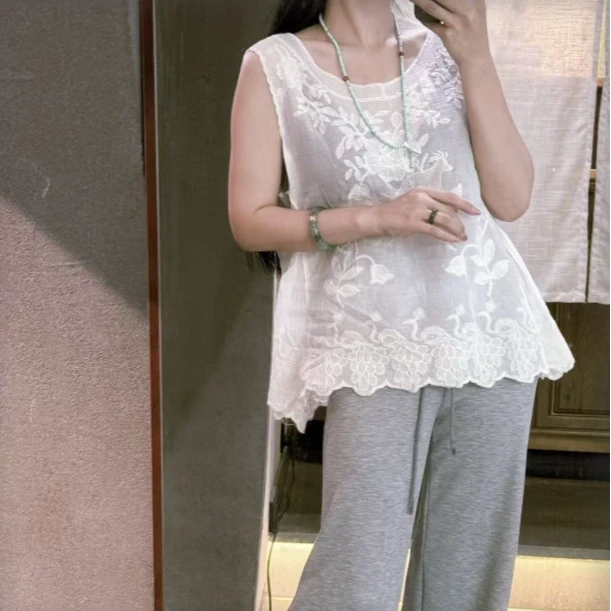 白雪  芳华设计新中式背心国风复古百搭气质款背心FH-N003