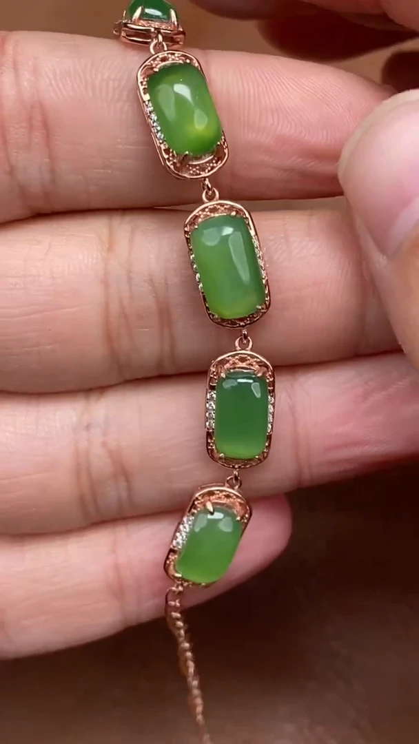 颈饰银S925镶嵌和田玉12.1GZ多样性拍一发一24