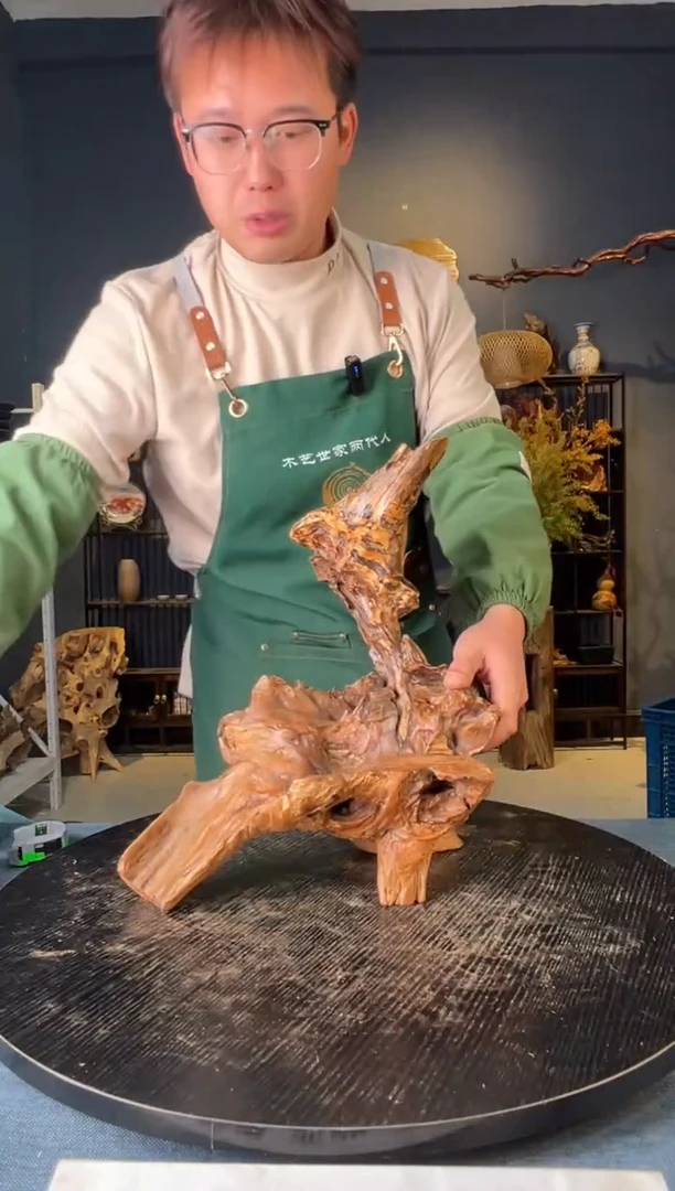 【闪购商品】木卢师傅根艺作品(不包含人物摆件）
