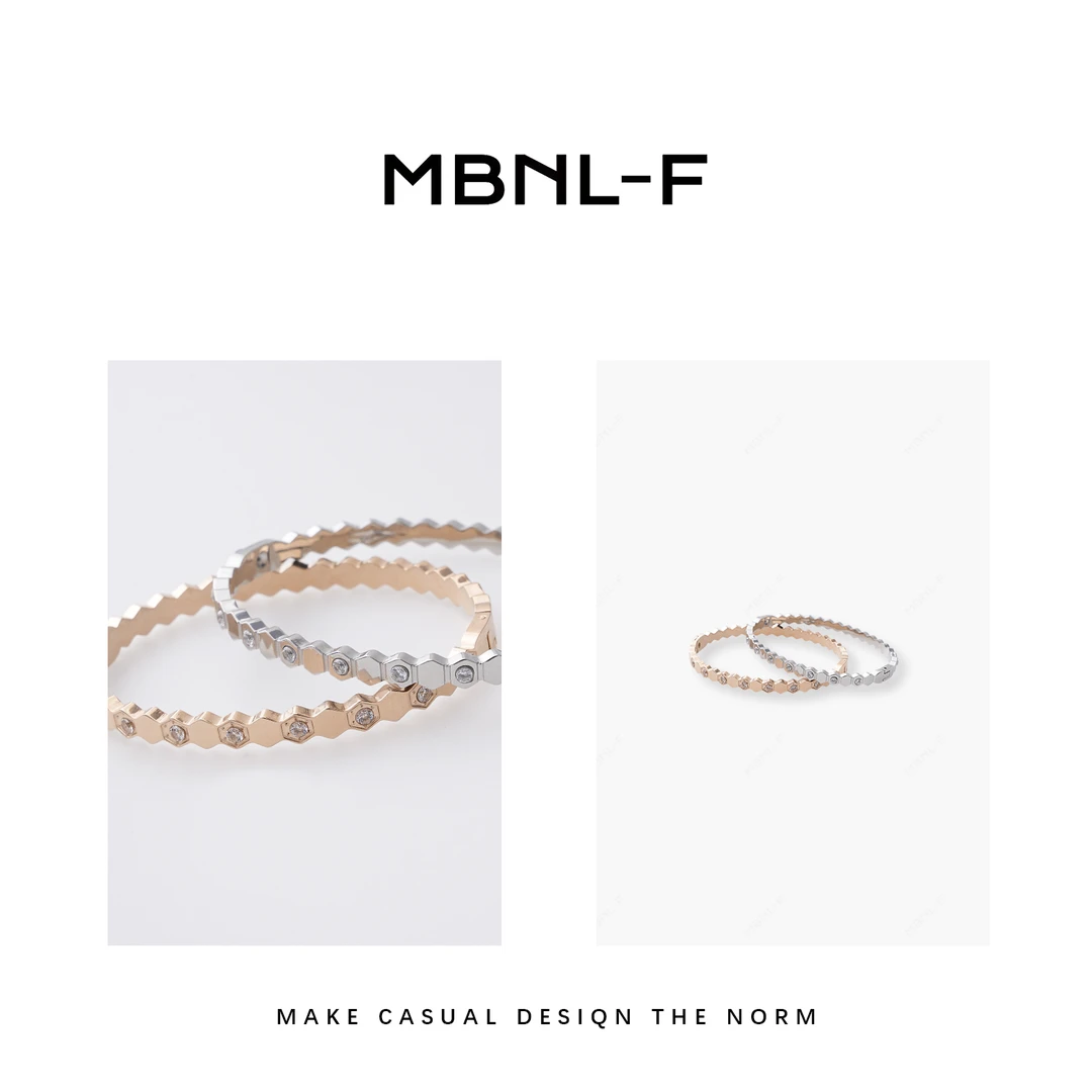 MBNL-F 钛钢手镯 2024S/S新品 新款潮牌元素手镯 秦磊XM-SO2885
