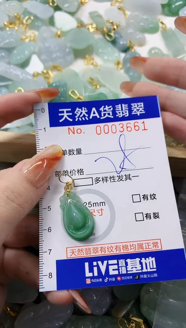 颈饰未镶嵌翡翠W****.天然A货翡翠