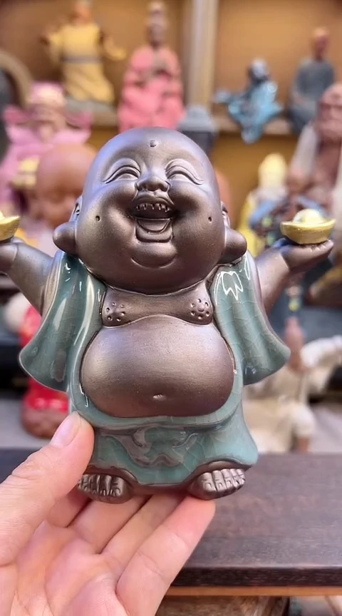 紫砂茶宠器闵茶宠摆件