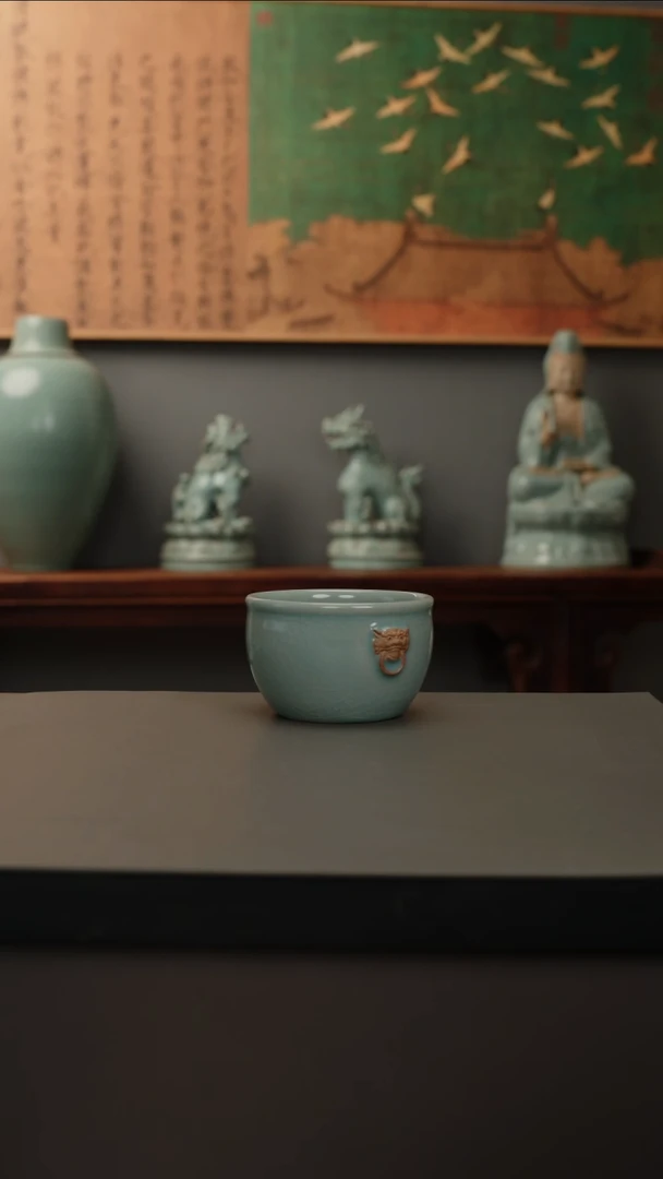 【闪购商品】杯仿古釉原矿 缸杯 微瑕