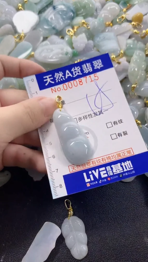 颈饰未镶嵌翡翠天然A货翡翠