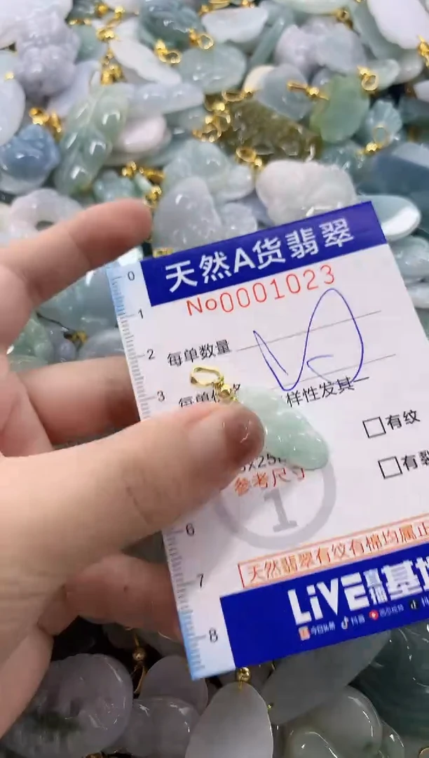颈饰未镶嵌翡翠天然A货翡翠